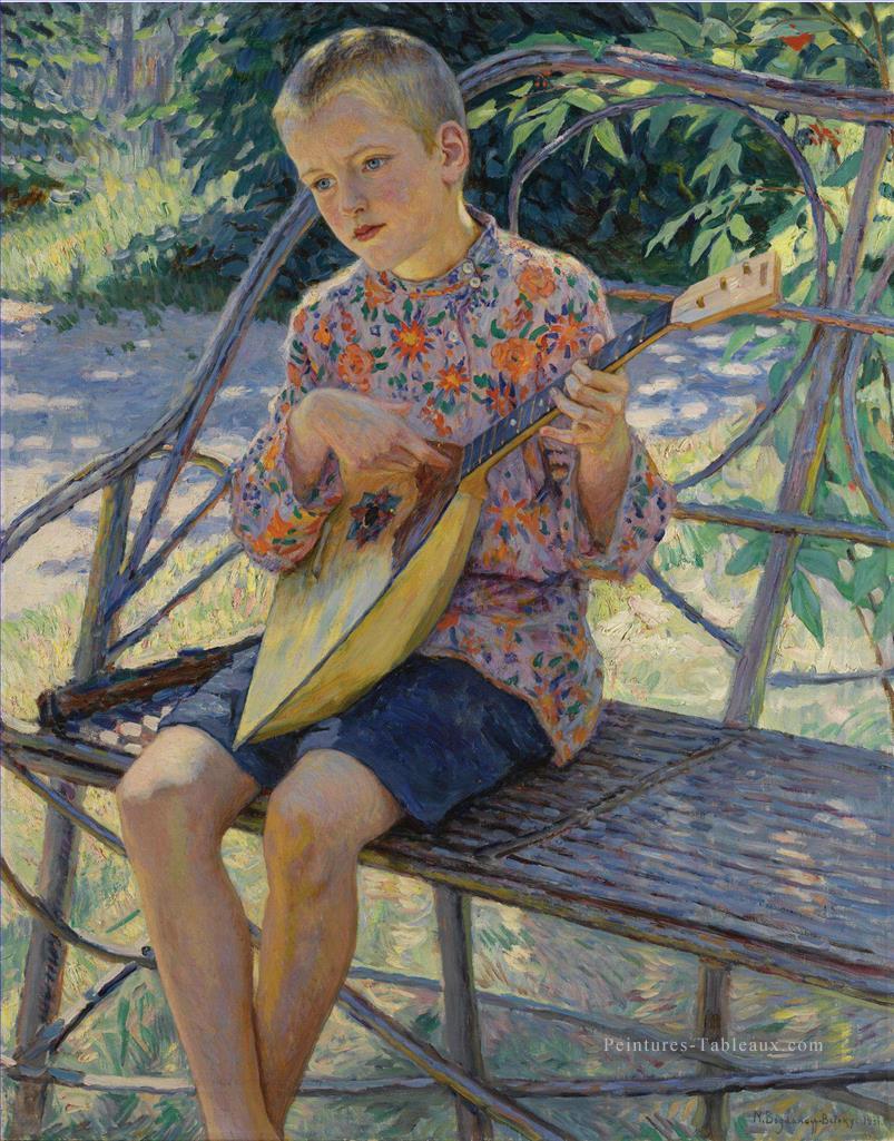 PORTRAIT DES ARTISTES SON KLAUS EKHARDT Nikolay Bogdanov Belsky Peintures à l'huile